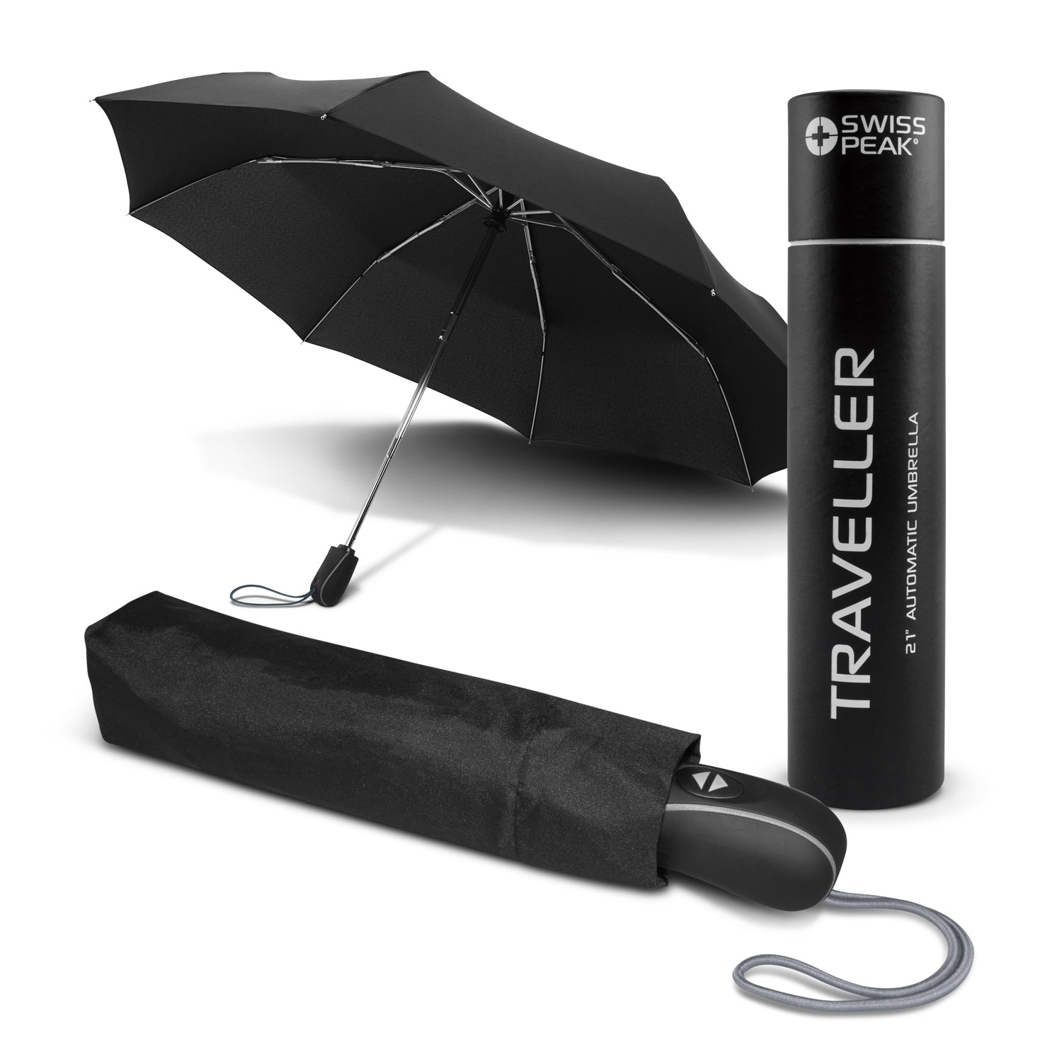 Premium Swiss Peak Traveller Umbrella(SUM-18T) - greenpac.com.au