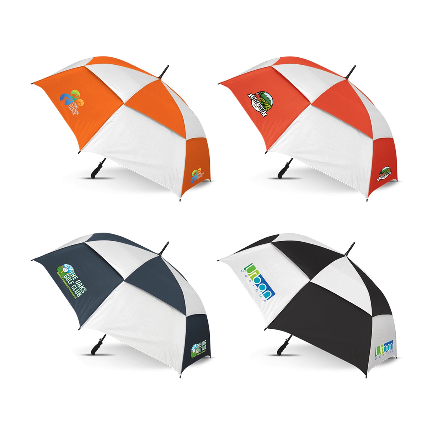 Windproof Sports Umbrella- Checkmate(SUM-12T) - greenpac.com.au