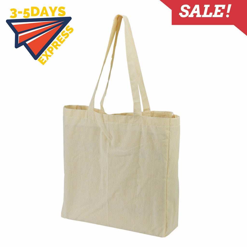 Stock Calico Bag With Gusset (SCB-13) - greenpac.com.au