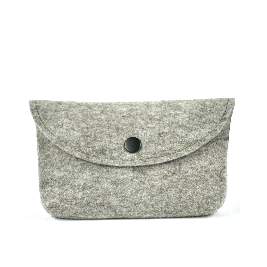 Felt Button Pouch Bag(FB-09) - greenpac.com.au