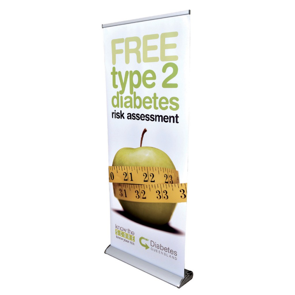 The Deluxe 850mm Roll Up Banner (BP-02) - greenpac.com.au