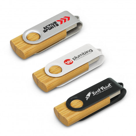 Helix 4GB Bamboo Flash Drive (SUSB-22T)