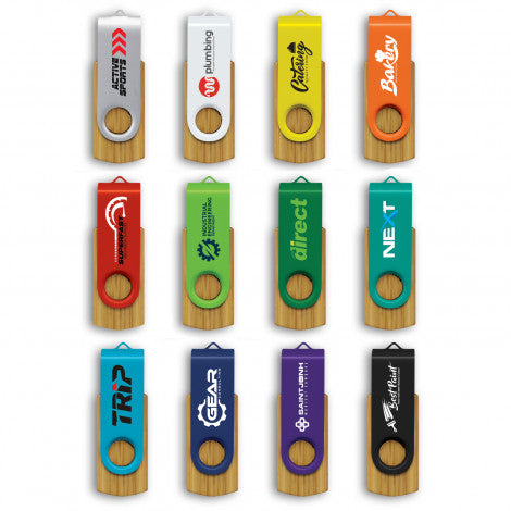 Helix 4GB Bamboo Flash Drive (SUSB-22T)