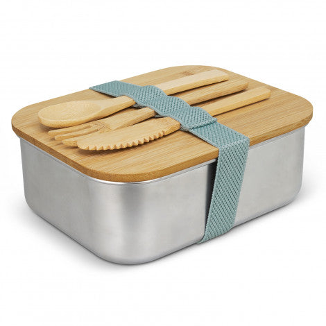 Stainless Steel Lunch Box with Cutlery (SHL-03T)