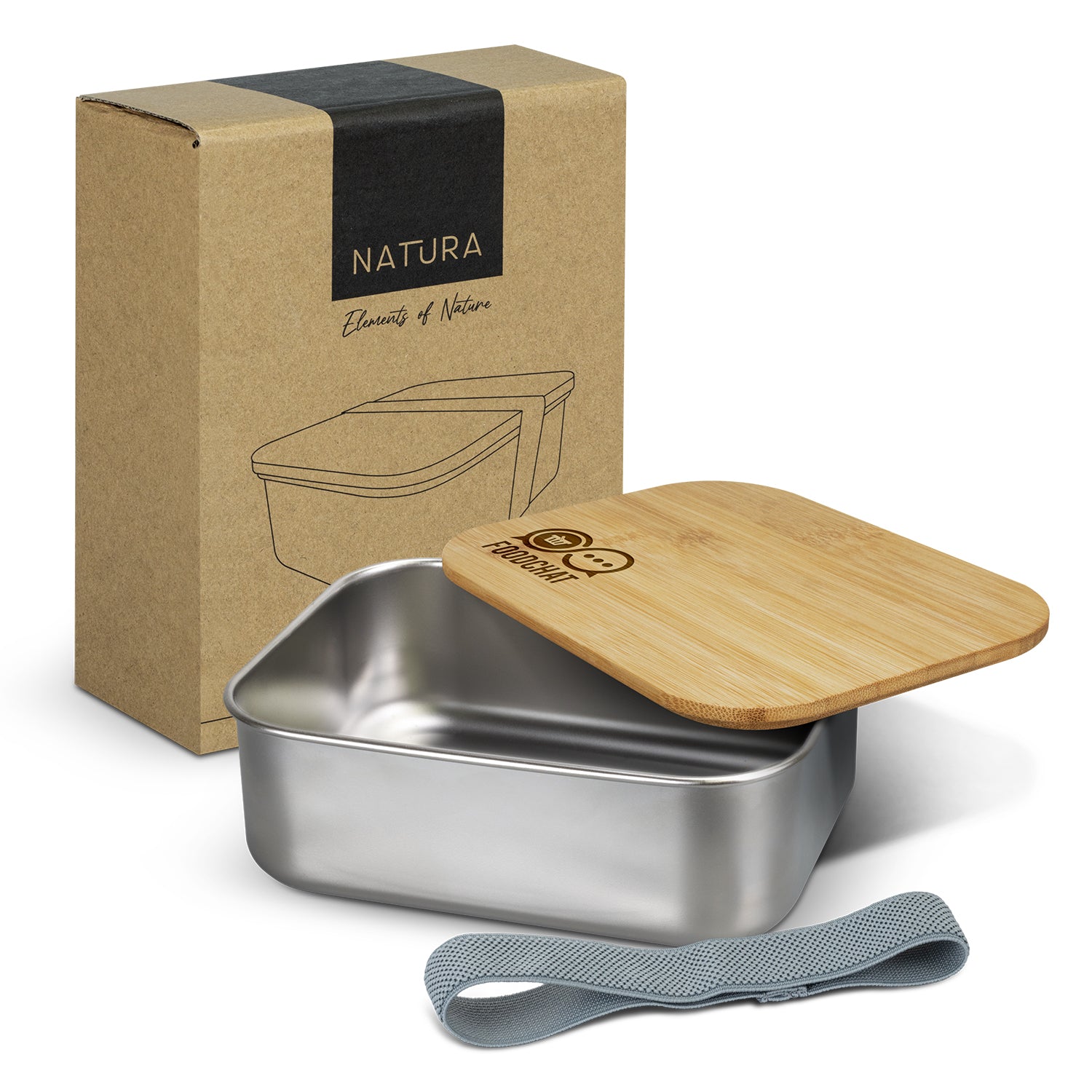 NATURA Stainless Steel Lunch Box (SHL-07T)