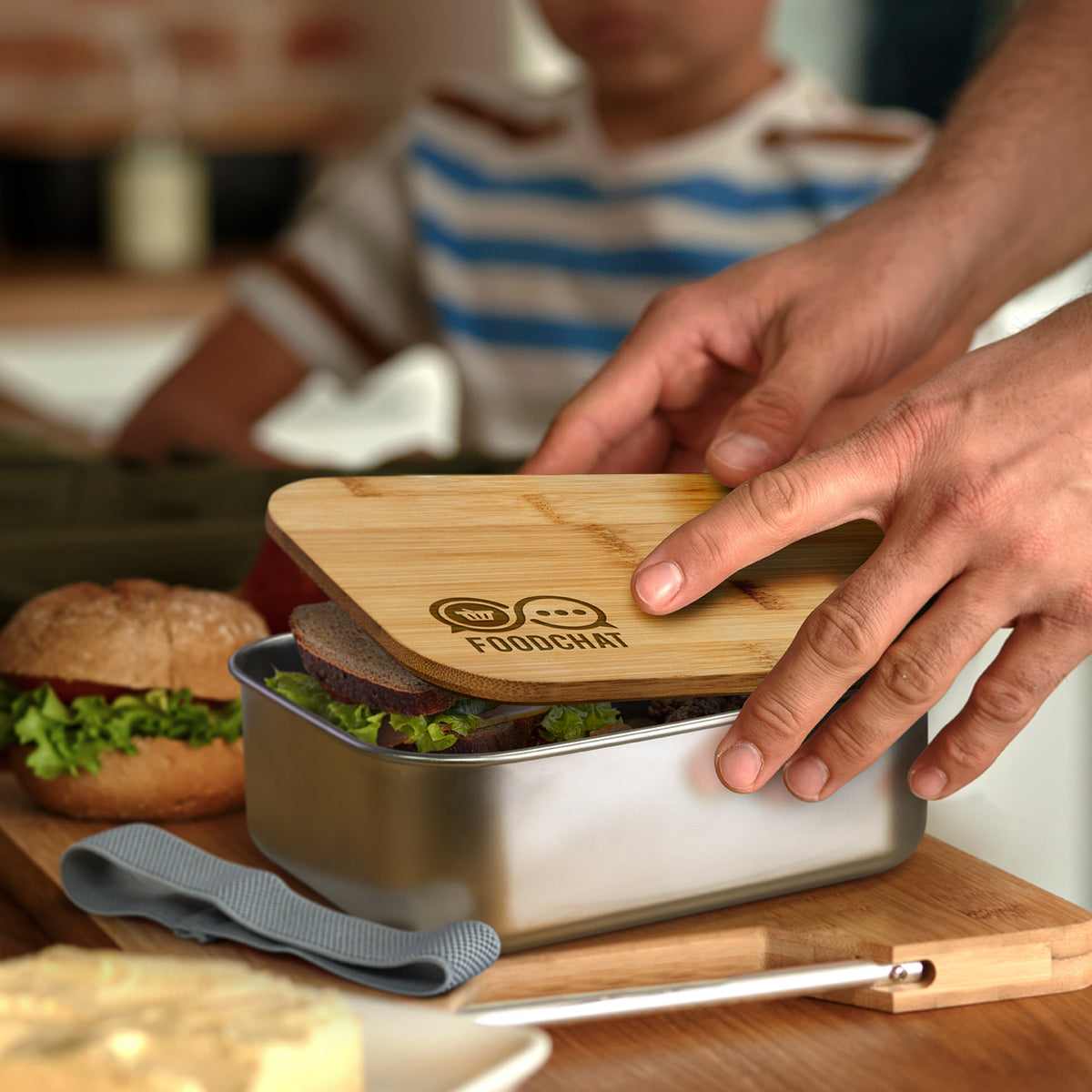 NATURA Stainless Steel Lunch Box (SHL-07T)