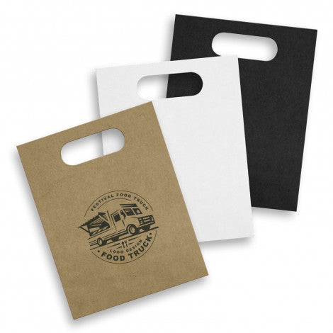 Stock Kraft Die Cut Handle Paper Bag Portrait-Medium (SKP-17T)