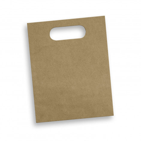 Stock Kraft Die Cut Handle Paper Bag Portrait-Medium (SKP-17T)