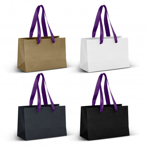 Stock Kraft Ribbon Handle Paper Bag-Small (SKP-21T)