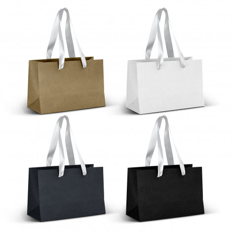 Stock Kraft Ribbon Handle Paper Bag-Small (SKP-21T)