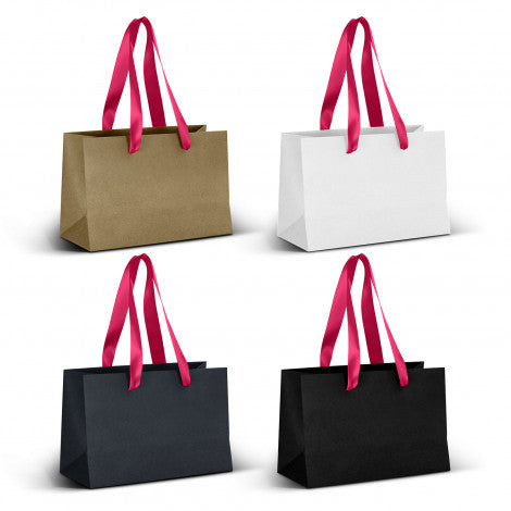 Stock Kraft Ribbon Handle Paper Bag-Small (SKP-21T)
