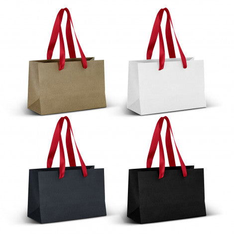 Stock Kraft Ribbon Handle Paper Bag-Small (SKP-21T)