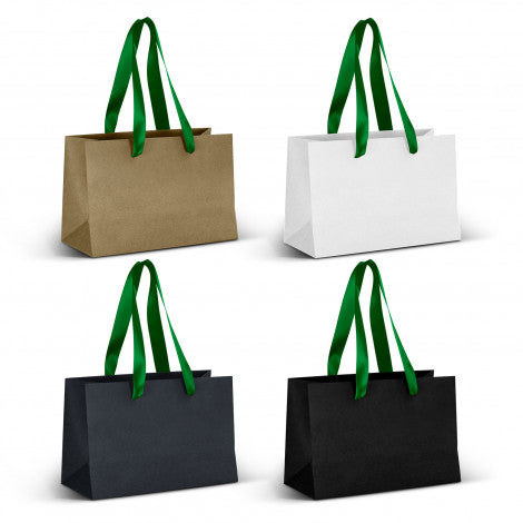 Stock Kraft Ribbon Handle Paper Bag-Small (SKP-21T)