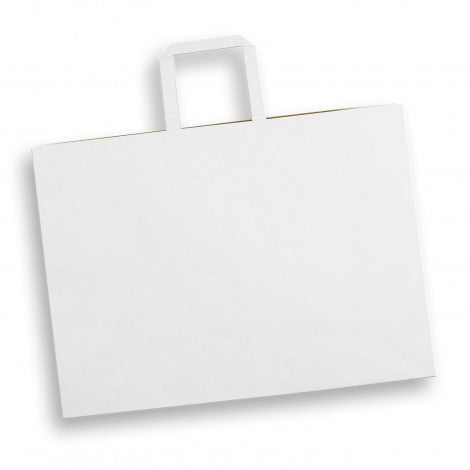 Stock Kraft Flat Handle Paper Bag Landscape-Extra Large (SKP-14T)
