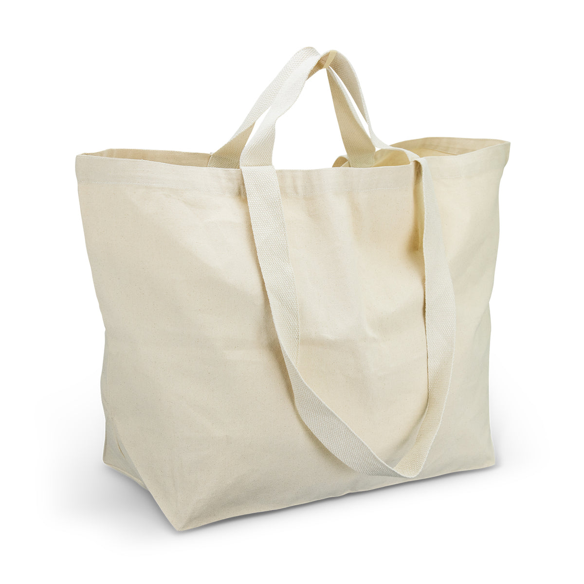 Stock Double Handles Cotton Tote Bag  (SCB-77T)