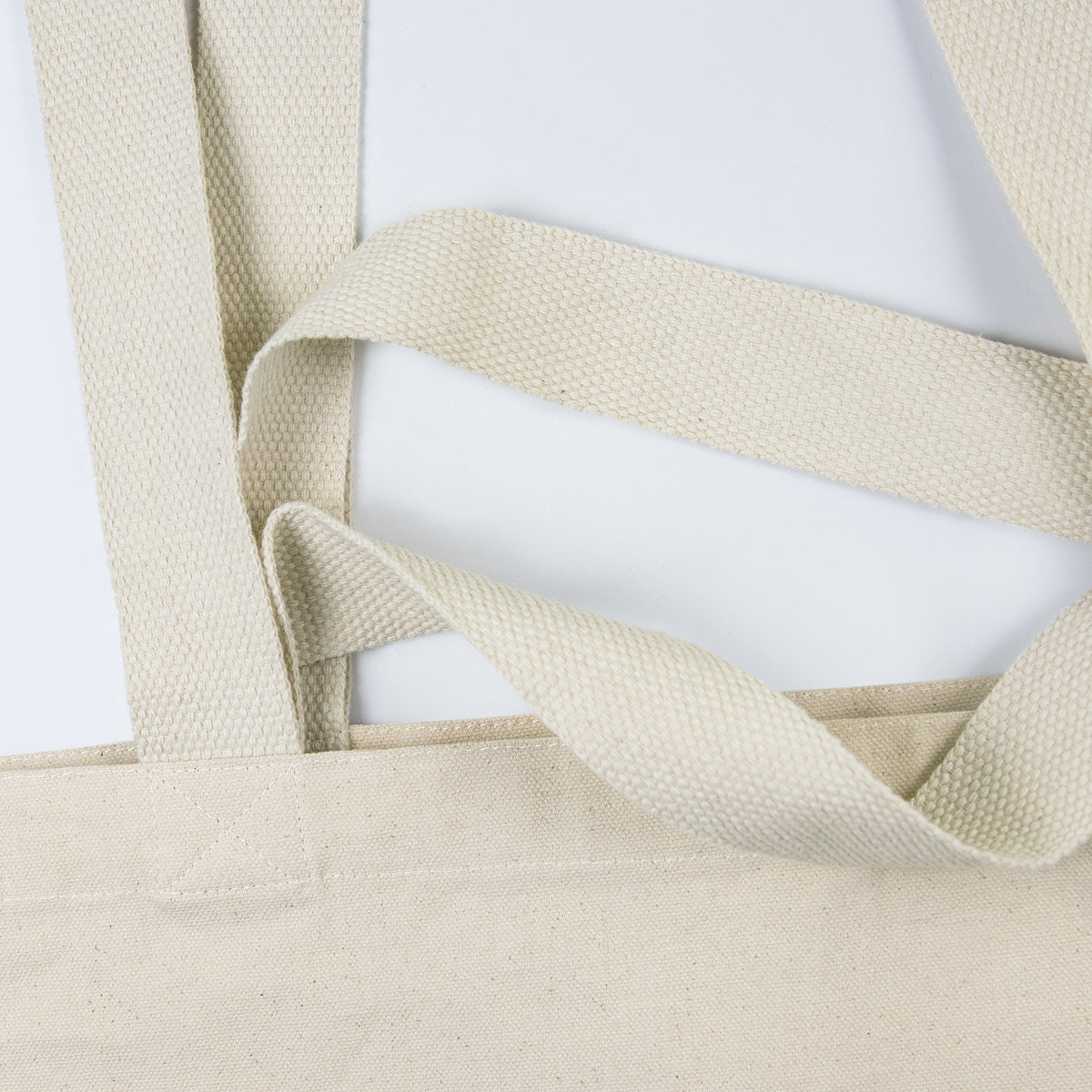 Stock Double Handles Cotton Tote Bag  (SCB-77T)