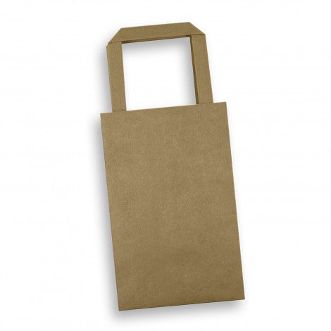 Stock Small Flat Handle Paper Bag Portrait (SKP-25T)