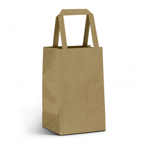 Stock Small Flat Handle Paper Bag Portrait (SKP-25T)