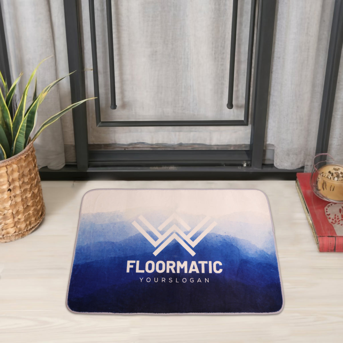 Flannel Logo Floor Mat(BP-17P)