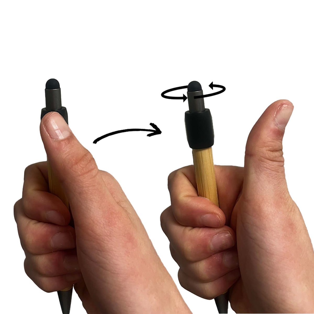 Fidget Spinner Bamboo Stylus Pen (SP-109T)