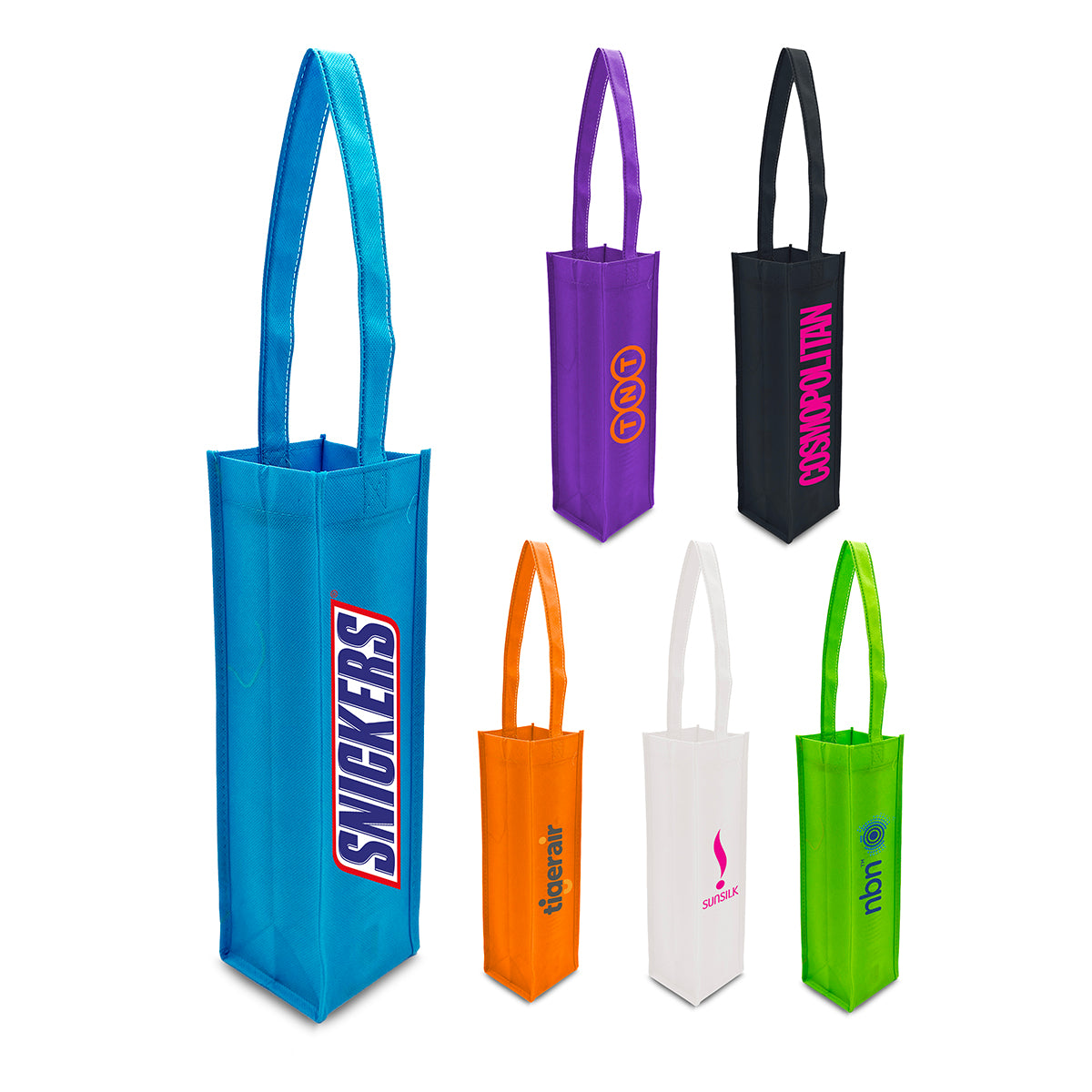 Stock Single NWPP Wine Tote (SNB-121H)