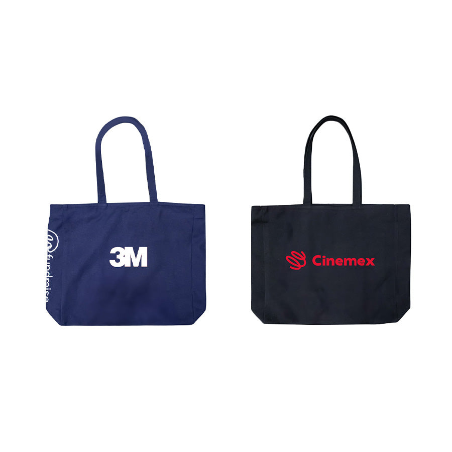 Stock Recycled Cotton-Poly Shopping Bag (SCB-78H)