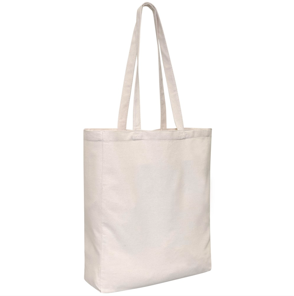 Stock Thick Canvas Shopping Bag with Gusset(SCB-32G)