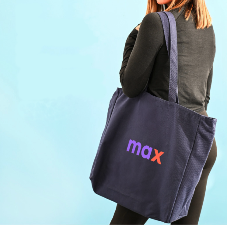 Stock Recycled Cotton-Poly Shopping Bag (SCB-78H)