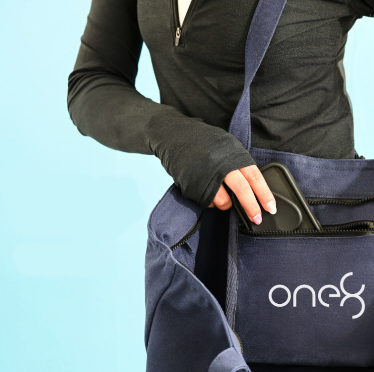 Stock Recycled Cotton-Poly Shopping Bag (SCB-78H)