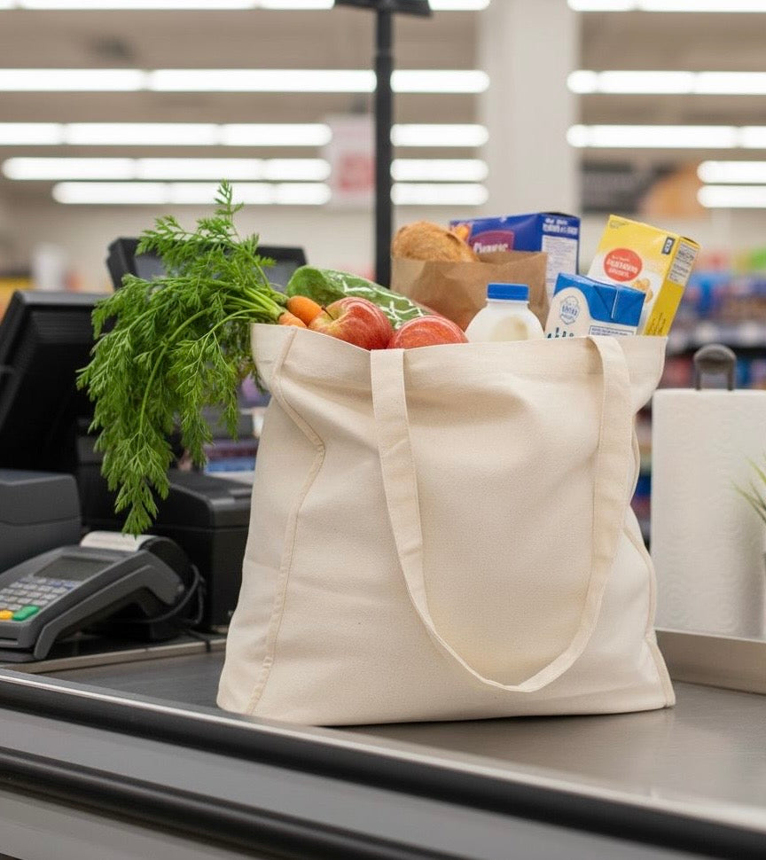 Calico  Tote Bag With Gusset(CA-13)