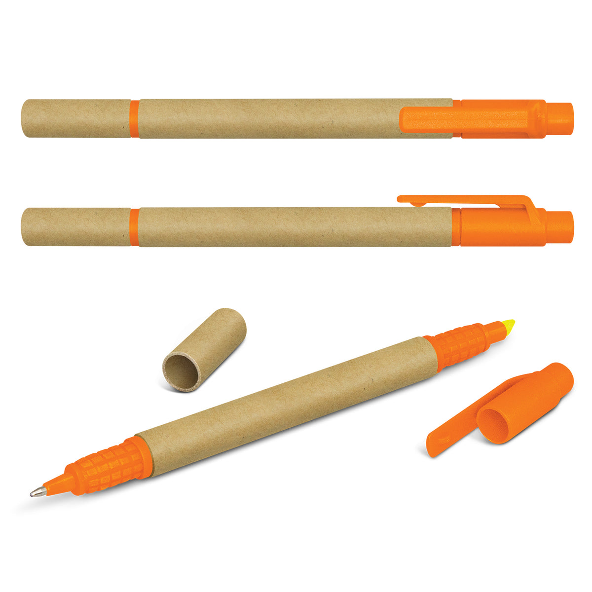 Stock Eco Pen With Highlighter(SP-48T) - greenpac.com.au