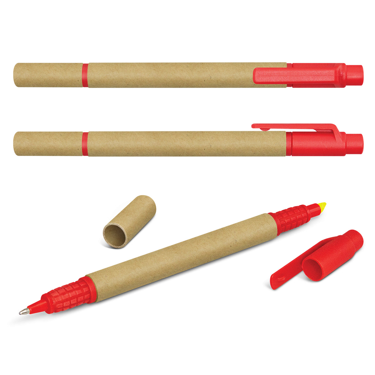 Stock Eco Pen With Highlighter(SP-48T) - greenpac.com.au