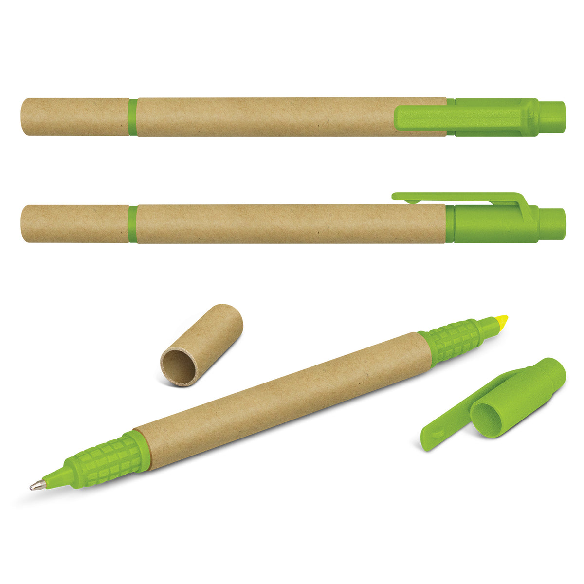 Stock Eco Pen With Highlighter(SP-48T) - greenpac.com.au