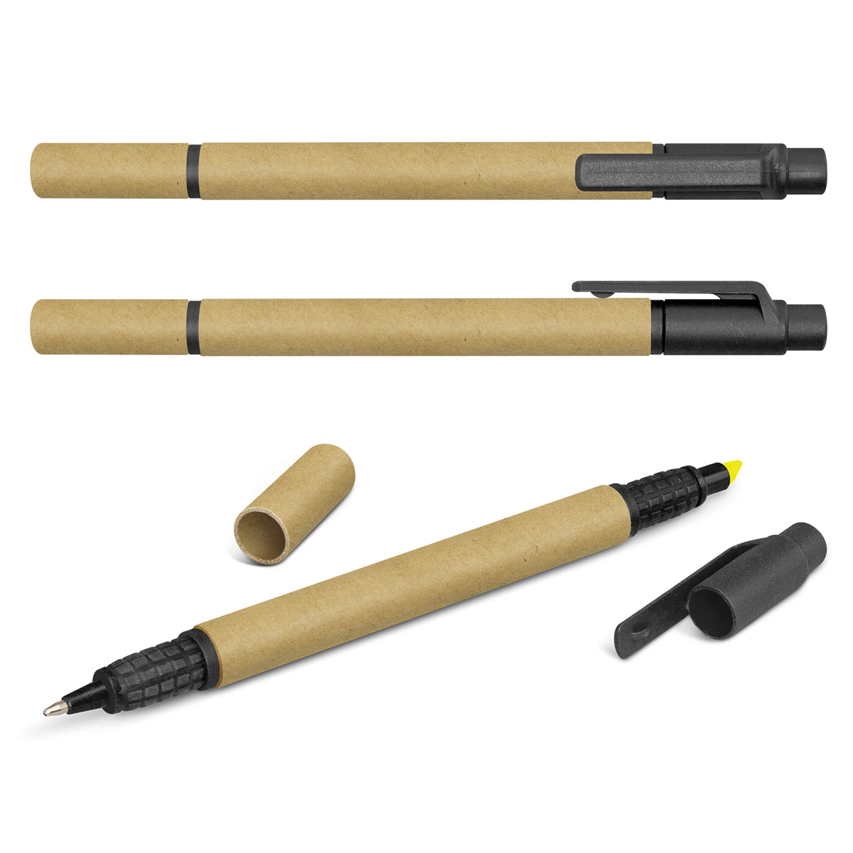 Stock Eco Pen With Highlighter(SP-48T) - greenpac.com.au