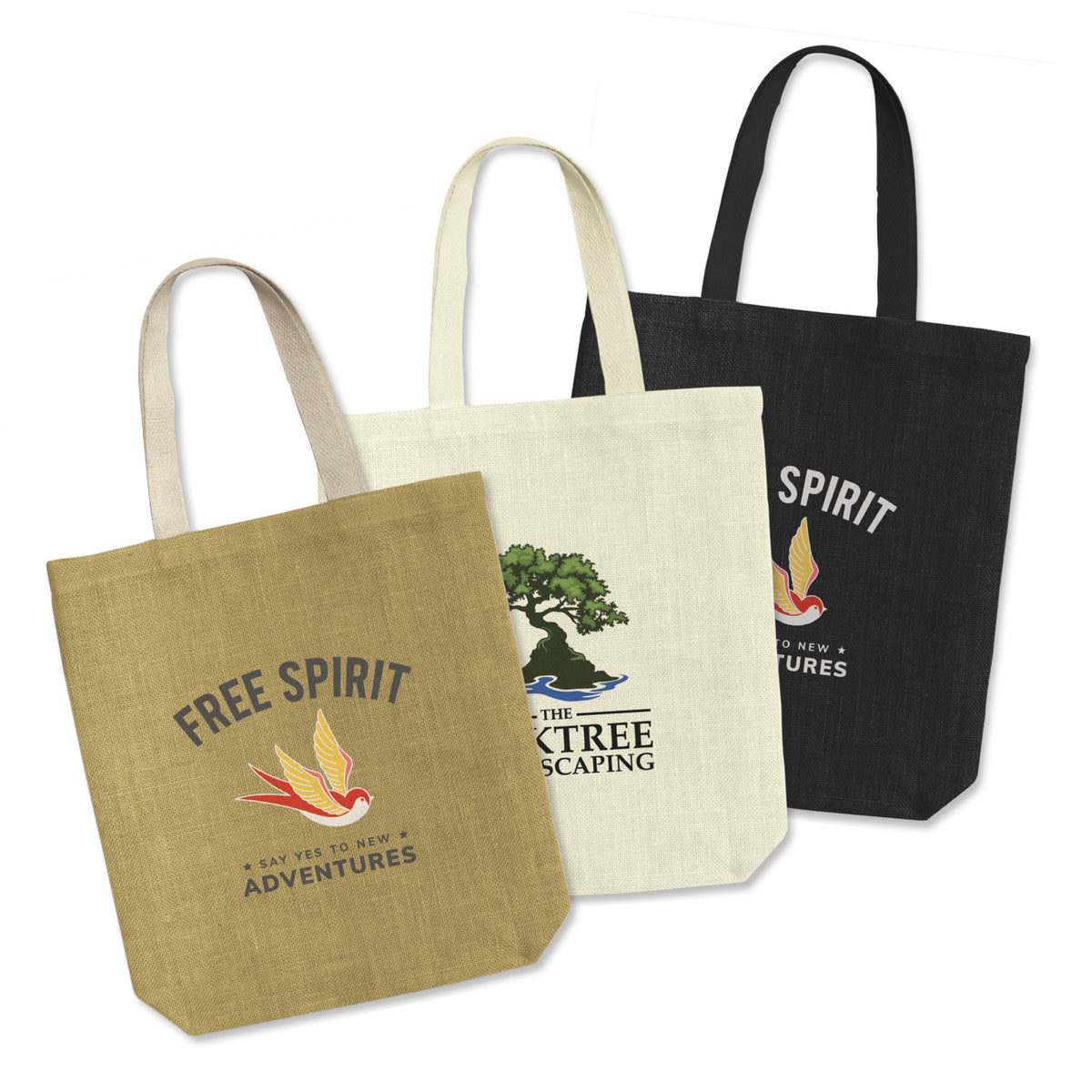 Stock Jute Tote Bag(SJB-04T) - greenpac.com.au