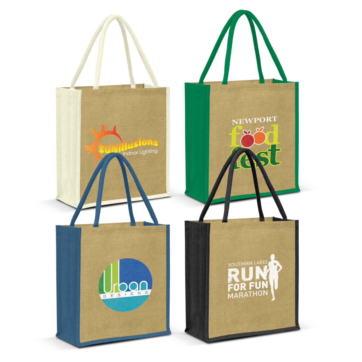 Stock Jute Portrait Shopper-Coloured(SJB-07T) - greenpac.com.au