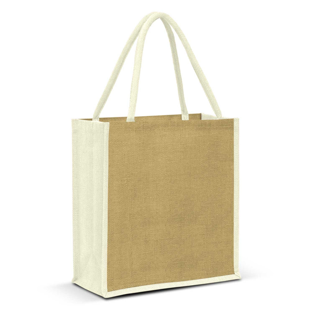 Stock Jute Portrait Shopper-Coloured(SJB-07T) - greenpac.com.au