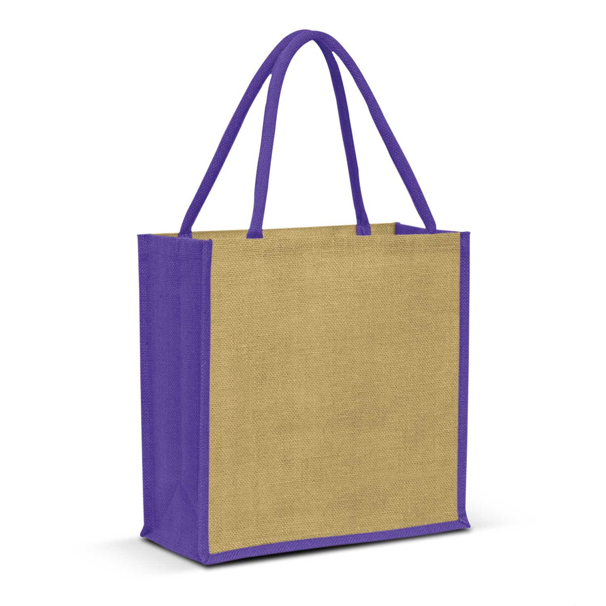 Stock Jute Square Shopper-Coloured(SJB-06T) - greenpac.com.au