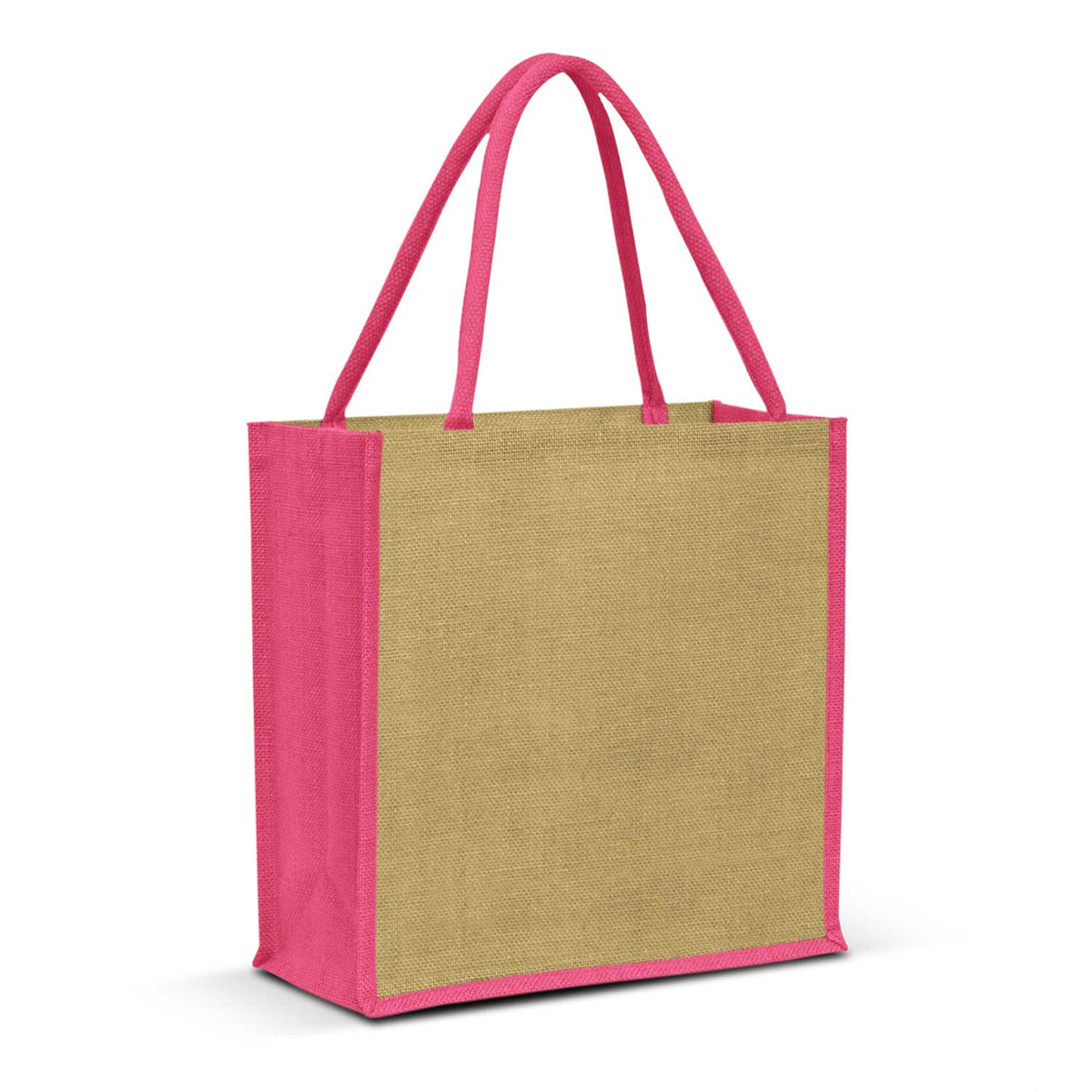 Stock Jute Square Shopper-Coloured(SJB-06T) - greenpac.com.au