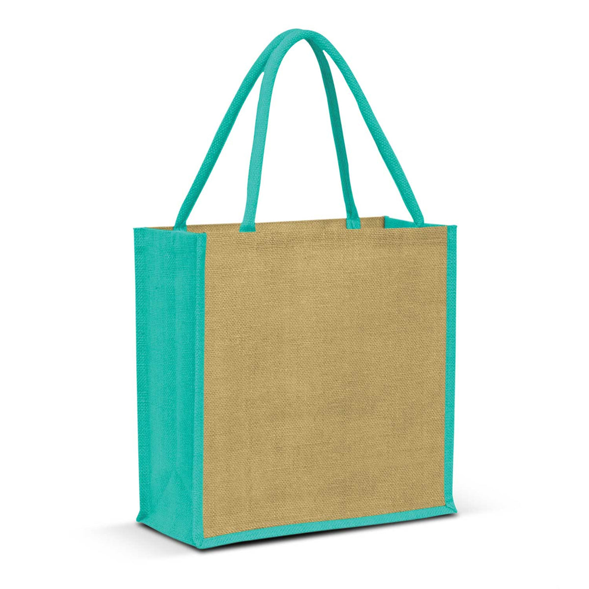 Stock Jute Square Shopper-Coloured(SJB-06T) - greenpac.com.au