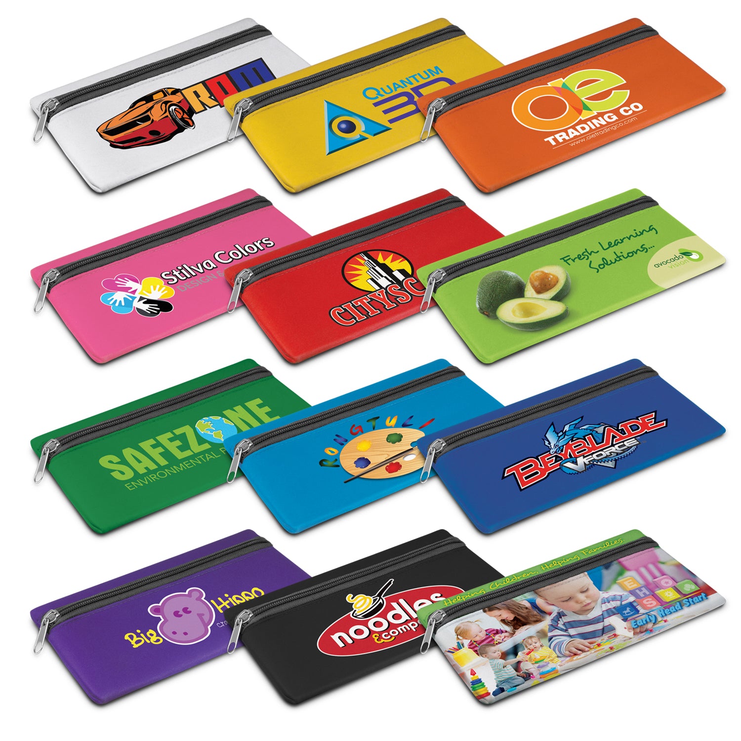 Stock Neoprene Pencil Case(SNB-108T)
