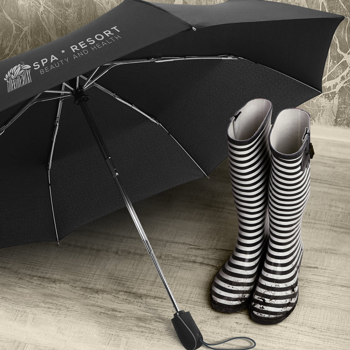 Premium Swiss Peak Traveller Umbrella(SUM-18T) - greenpac.com.au