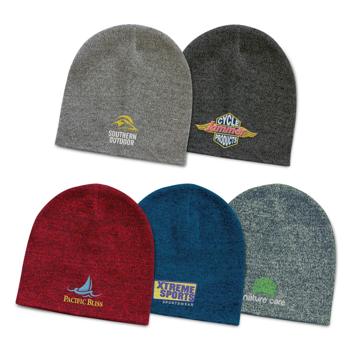 Heather Knit Beanie(SHW-30T) - greenpac.com.au