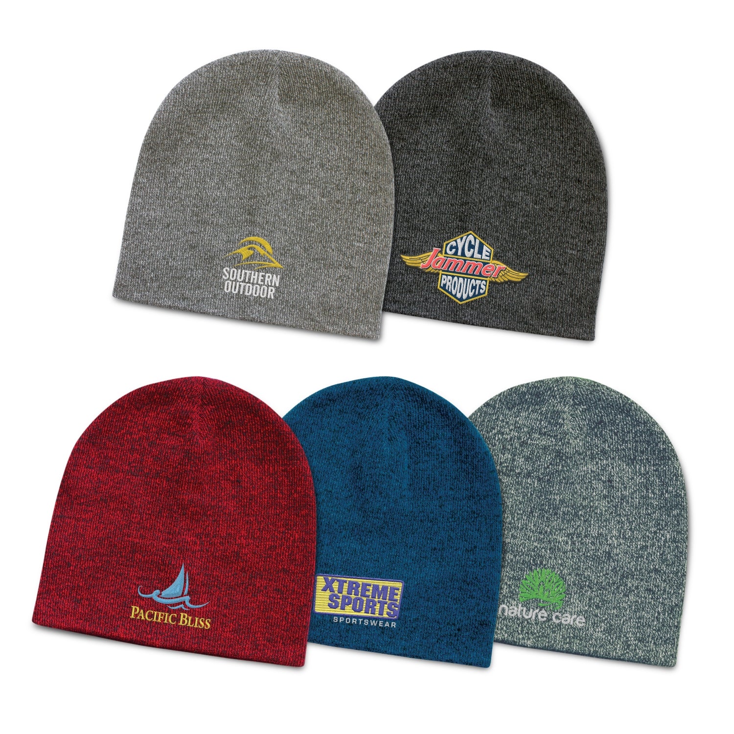 Heather Knit Beanie(SHW-30T) - greenpac.com.au