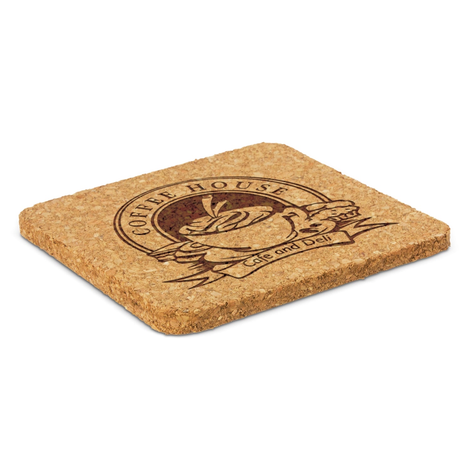 Cork Coaster-Squre(SDW-98T) - greenpac.com.au