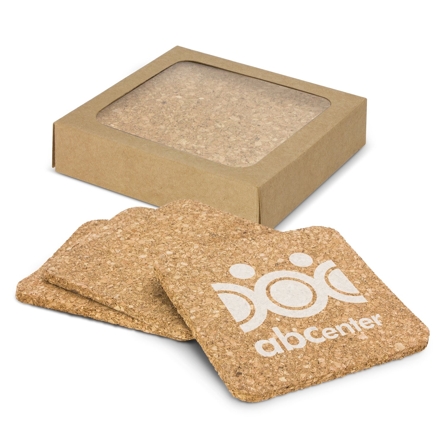 Cork Coaster Set of 4-Square(SDW-101T) - greenpac.com.au