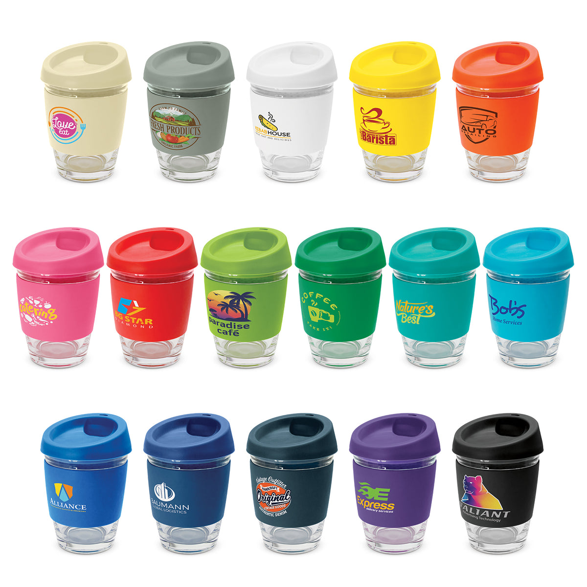 Reusable Glass Coffee Cup (SDW-89T)