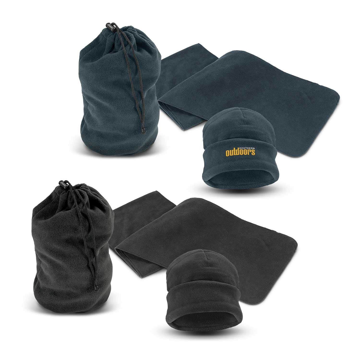 Fleece Scarf and Beanie Set(SHW-37T) - greenpac.com.au
