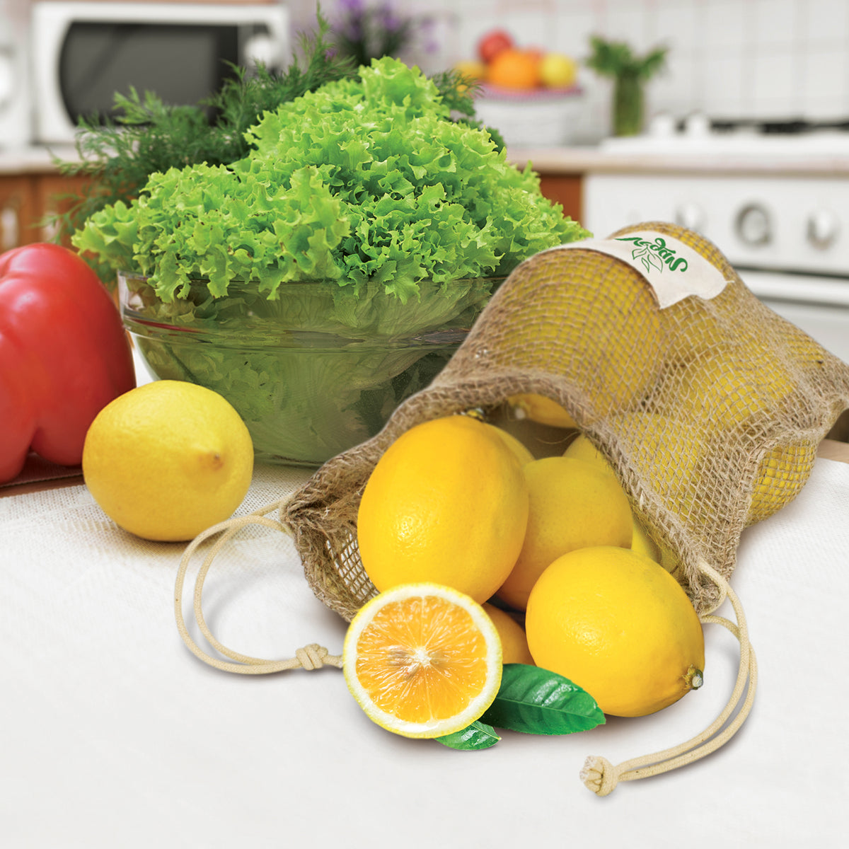 Stock Jute Net Produce Bag(SJB-23T) - greenpac.com.au