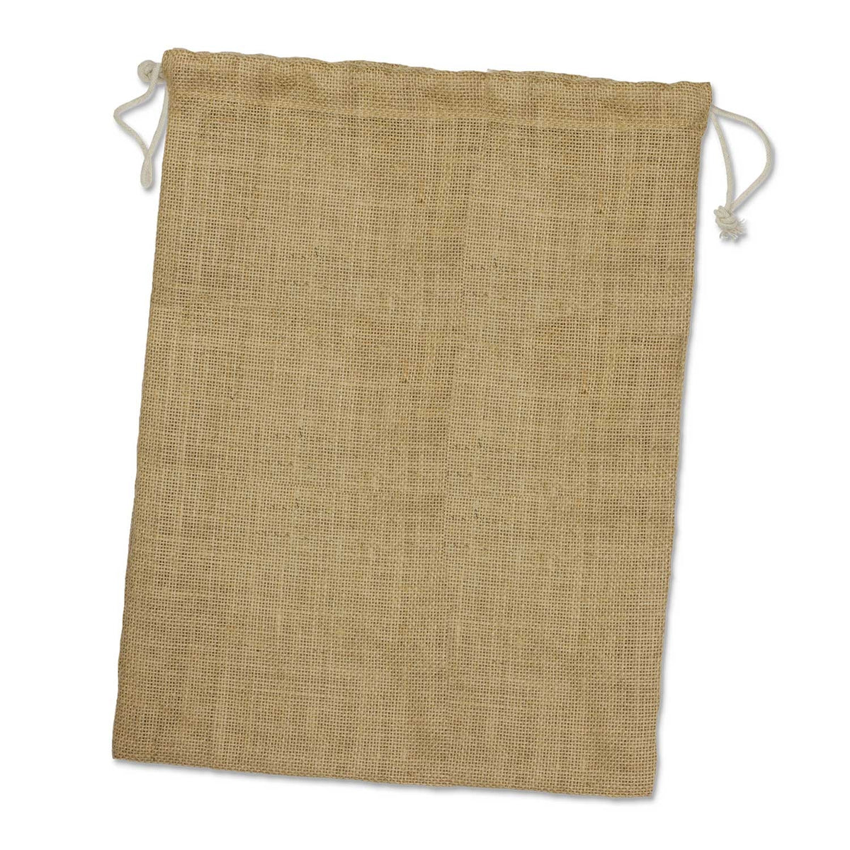Stock Jute Drawstring Bag-Large(SJB-12T) - greenpac.com.au